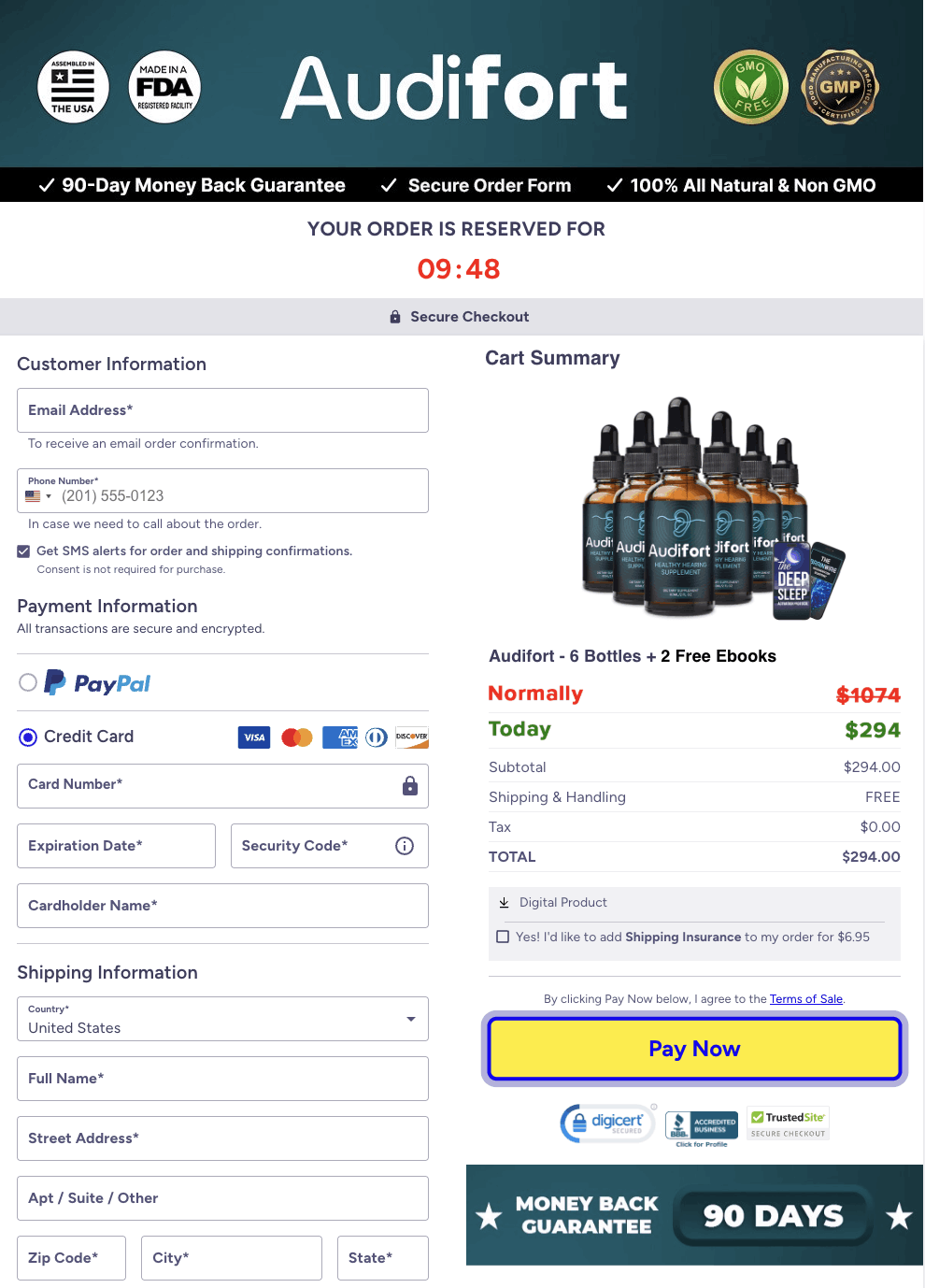 Audifort Order - Buy Now